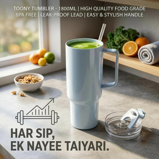1800ML Plastic Tumbler with Handle